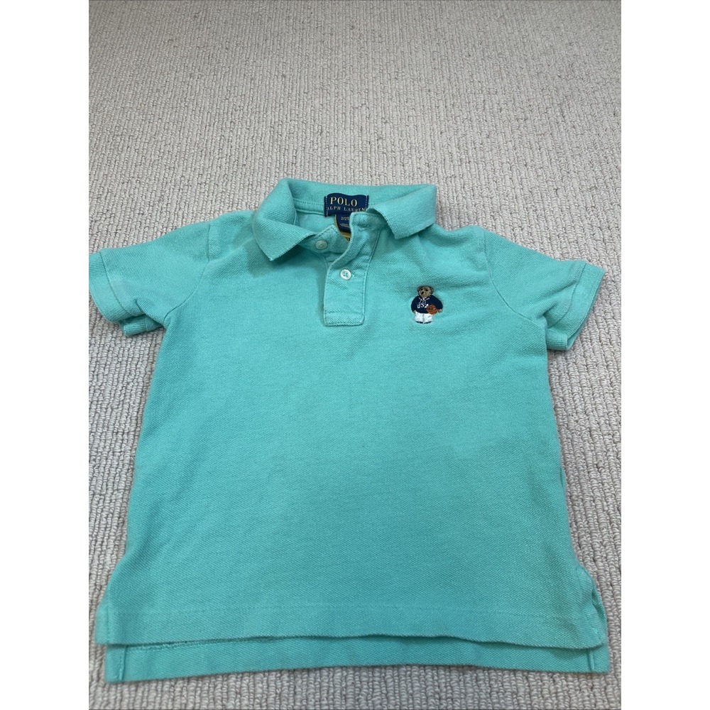 Polo Ralph Lauren Polo Bear USA Basketball embroidered Polo Shirt 2T